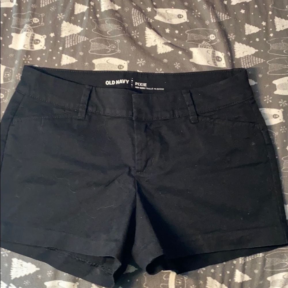 Black shorts